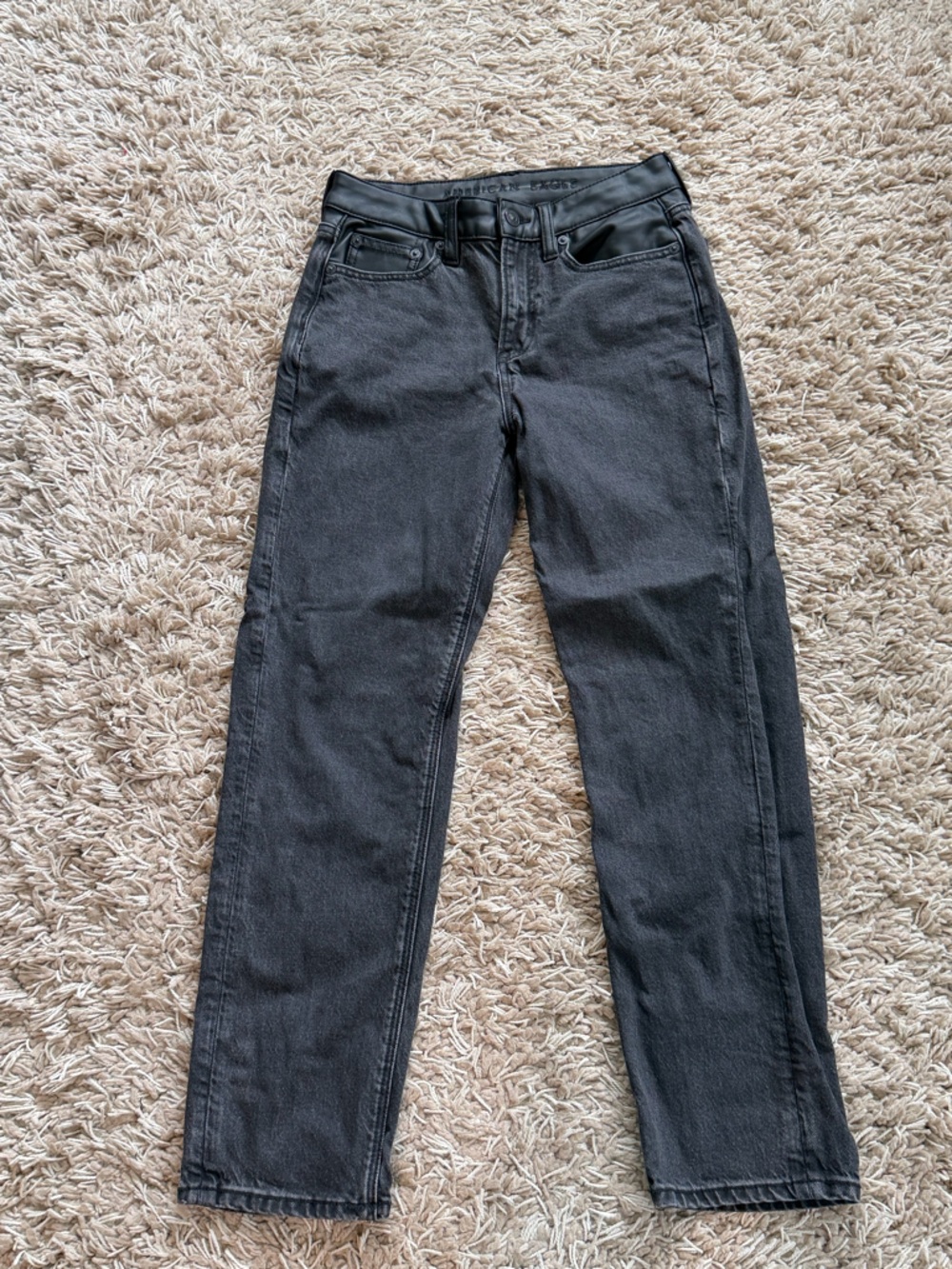 American Eagle Outfitters Straight Leg Black Jeans